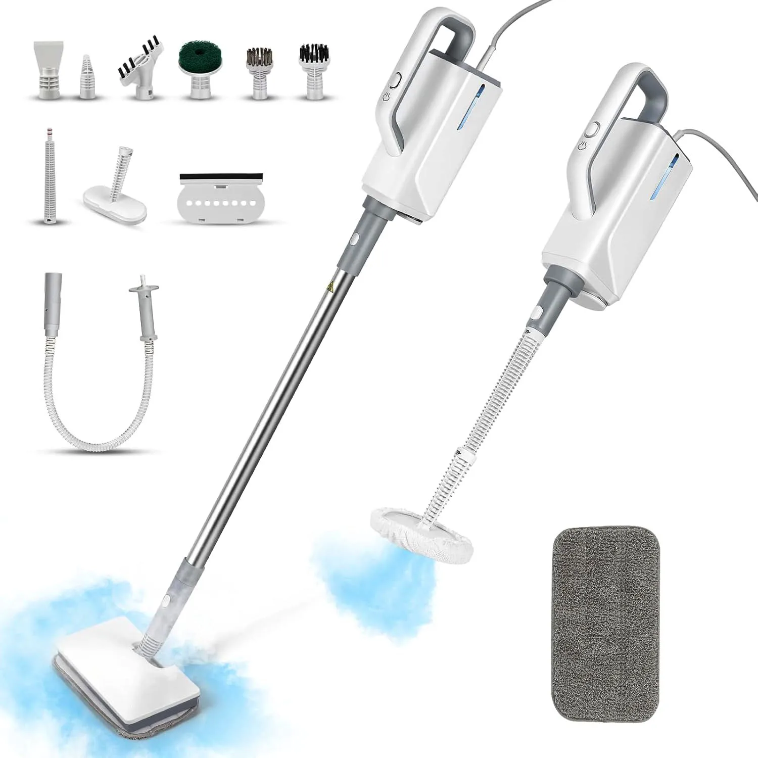 1500W 가정용 전기 청소 기계 바닥 와이퍼 주방 침실 욕실 거실 고온 스팀 청소기