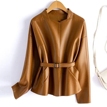 M-3XL Moda Marrone Giacche di ...