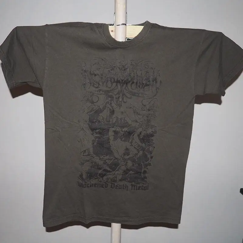 

Футболка Necrophobic Blackened Death Metal M Grey Vintage 2000, Belphegor