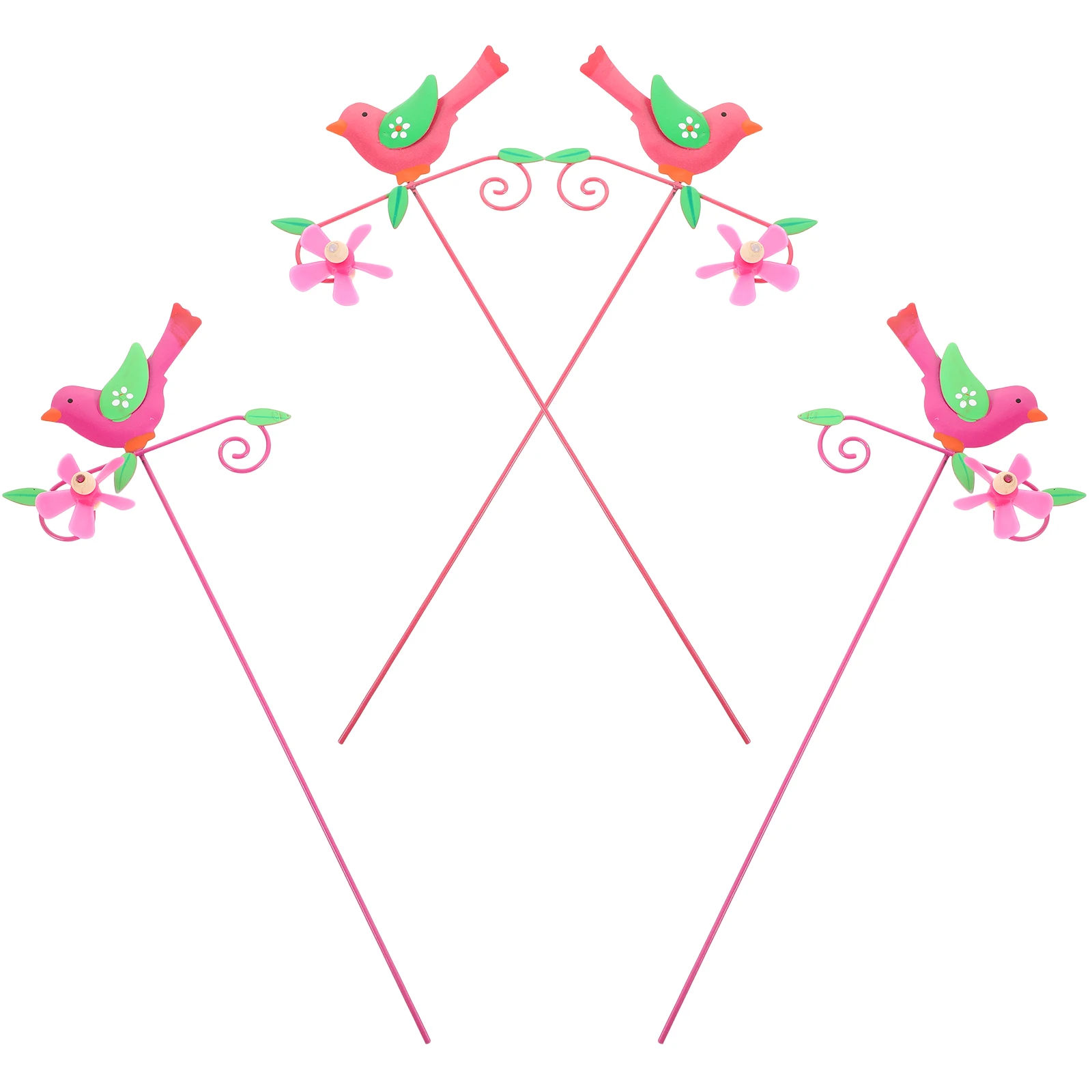 

4Pcs Birds Garden Stake Decor Yard Stakes Spring Swing Decorative Lawn Patio Ornaments Outdoor Garden Decorations