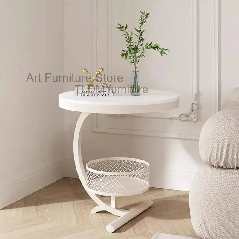 

Европейские винтажные журнальные столики, съемные небьющиеся белые дизайнерские журнальные столики, уникальный балкон, Mesa Centro, украшения для дома