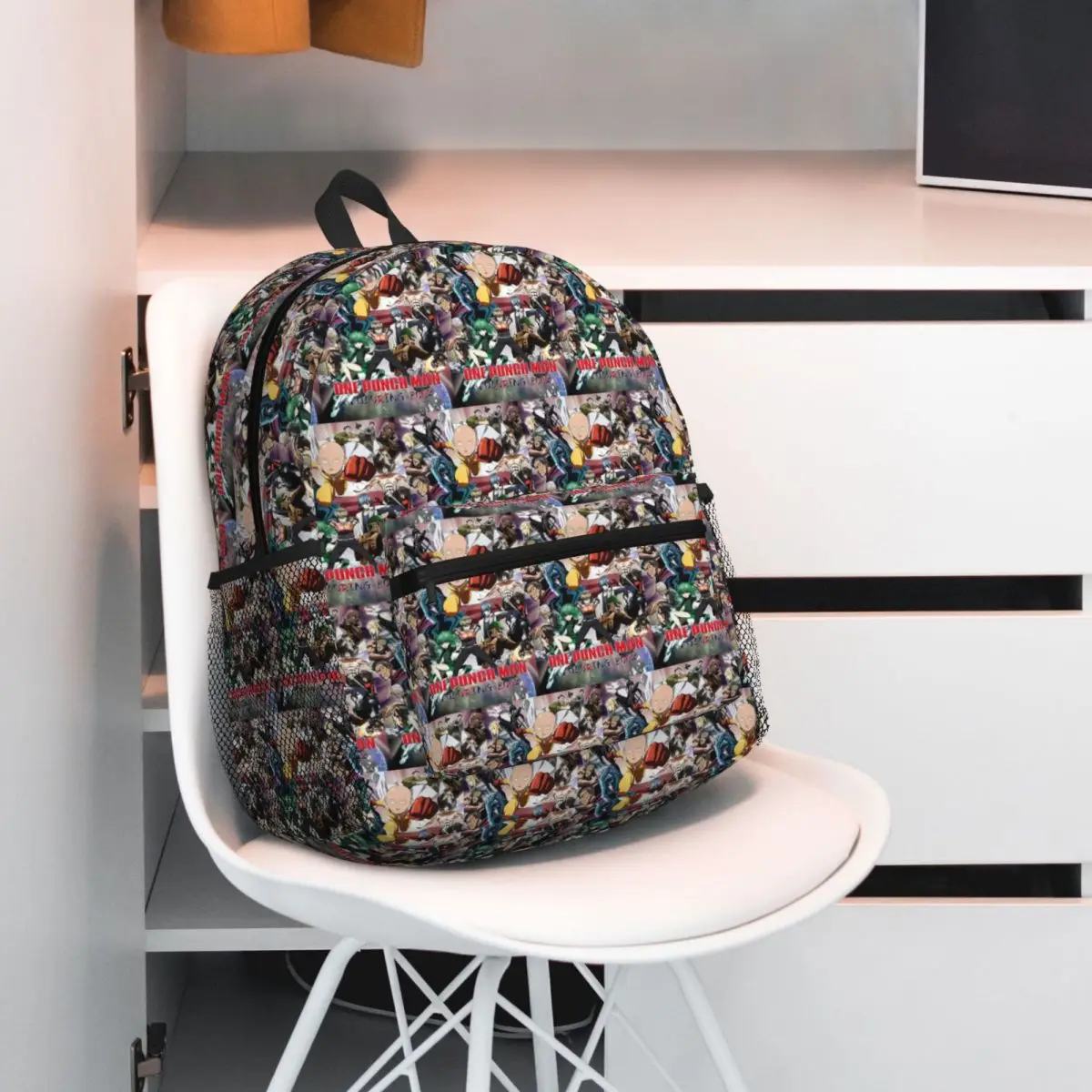 أنيمي واحد لكمة رجل الطالب على ظهره حقيبة مدرسية المشي لمسافات طويلة السفر Daypack للبنين بنات موضة حقيبة الكتب حقائب الكتف