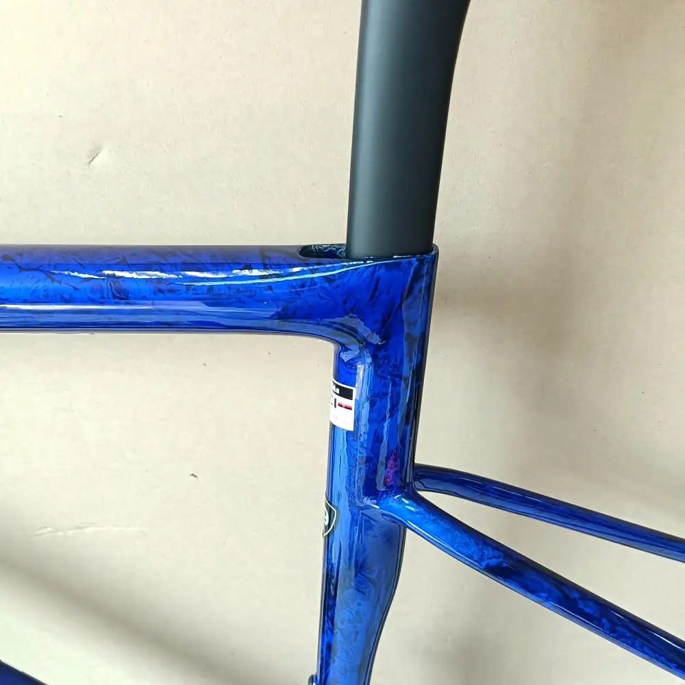 2025 New Super Light Weight Carbon Road Frame Disc Brake Bike Disk Bicycle Frame Size 44cm 49cm 52cm 54cm 56cm 58cm