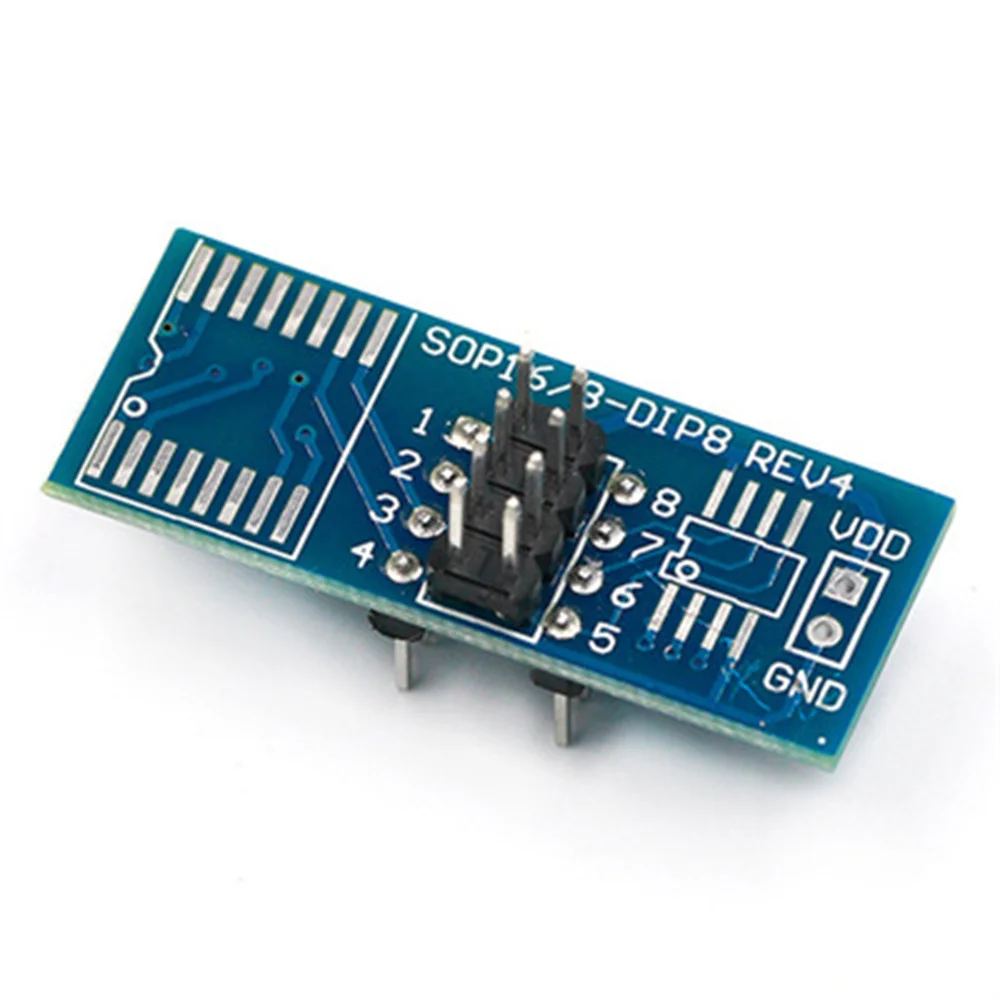 SOIC8 SOP8 Flash Chip IC Test Clips Socket Adpter BIOS/24/25/93 programmatore per arduino