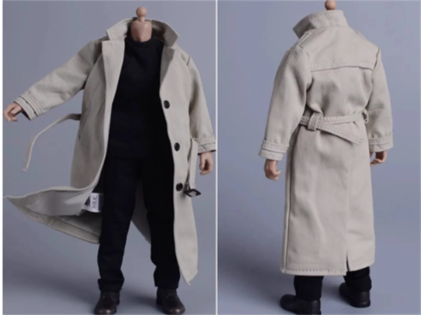 

1/12 Scale Clothes Man Long coat windbreaker jacket clothes Toys Model for 6" Anime BodyModel Soldier Action Figure Toy