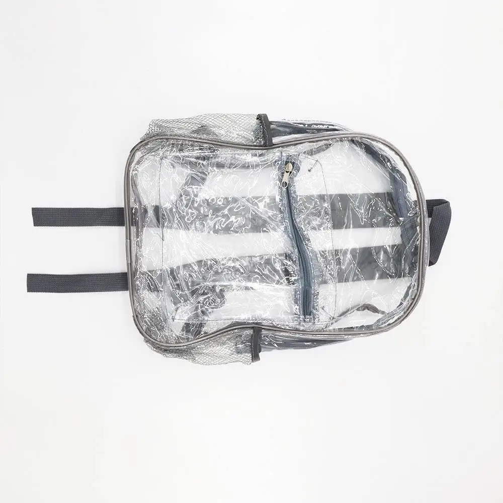 

Повседневный прозрачный рюкзак из ПВХ с мягкой ручкой, водонепроницаемый, большой вместимости, для школы и активного отдыха