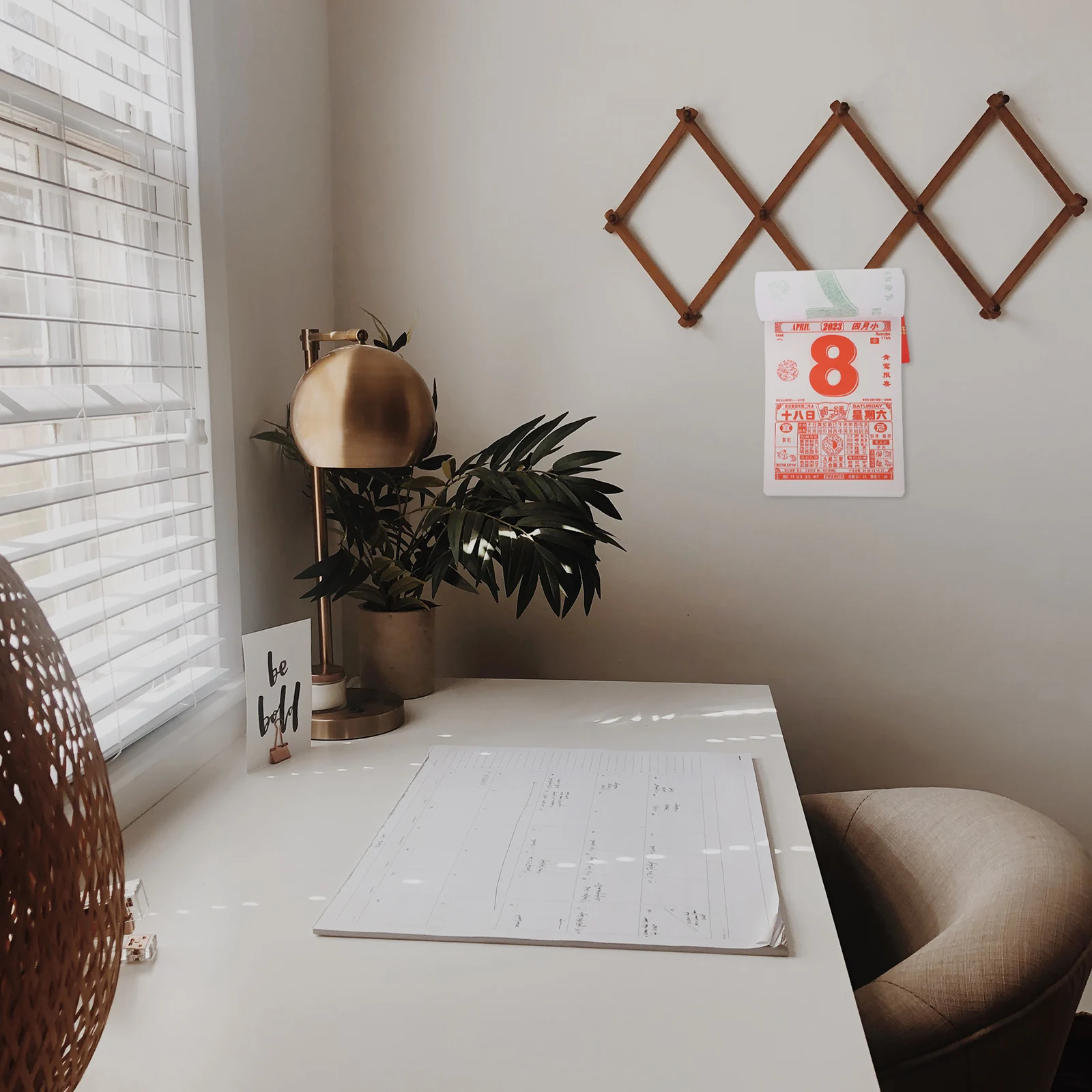 

2023 Lunar Year of Rabbit Decorative Wall Calendars Traditional Chinese New Traditional Chinese Calendar Year Home Office