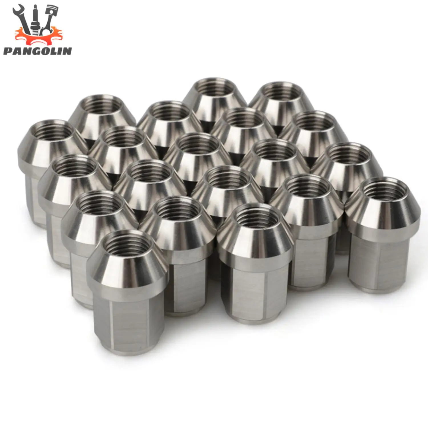 Set of 20 Wheel Nuts Hex 19mm Length 35mm M12*1.5 Stainless Steel Lug Nuts Auto  Replacement Parts