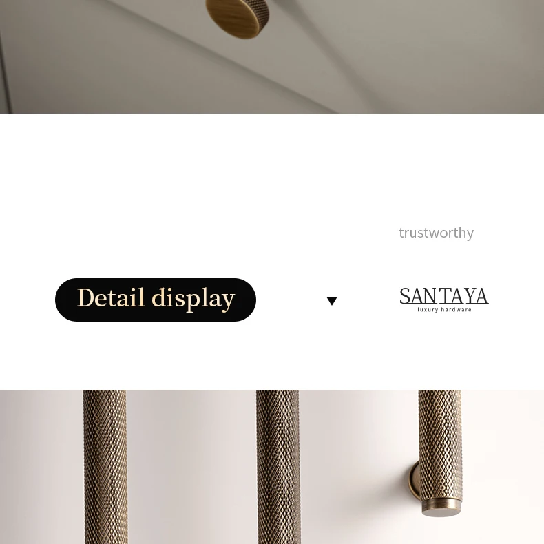 Santaya Solid Antique Brass Diamond-cut Cross Knurl Pattern Bronze Wardrobe Cabinet Handles T-bar Knobs Pitch 320mm Long Pull