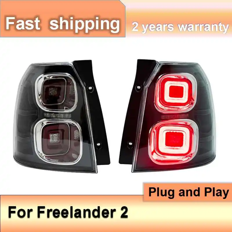 Car Accessories for Land Rover Freelander 2 Rear Light 2007-2015 Freelander 2 Taillight DRL+Brake+Turn Signal+Reversing+Fog