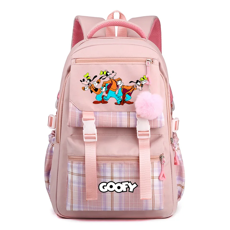 Disney A Goofy Movie Backpack Boys Girls Student Schoolbag Children Teenager Large capacity Knapsack Travel Rucksack