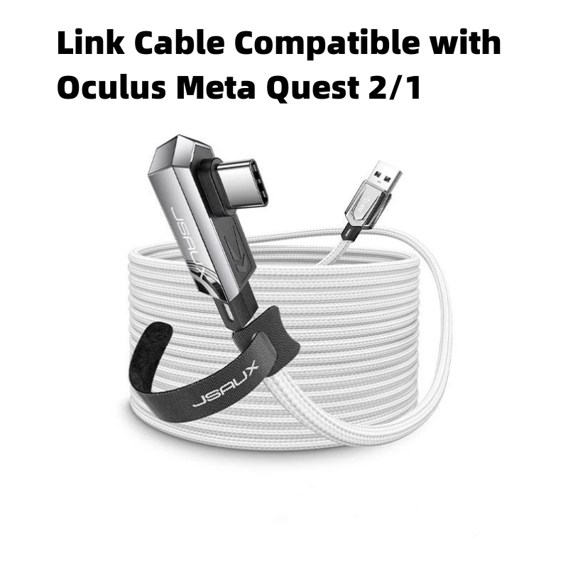 Link Cable 16FT for Oculus Quest 2 Accessories, Charging While Playing USB 3.0 High Speed Charger Cable for Quest 2 1 Pro Pico 4