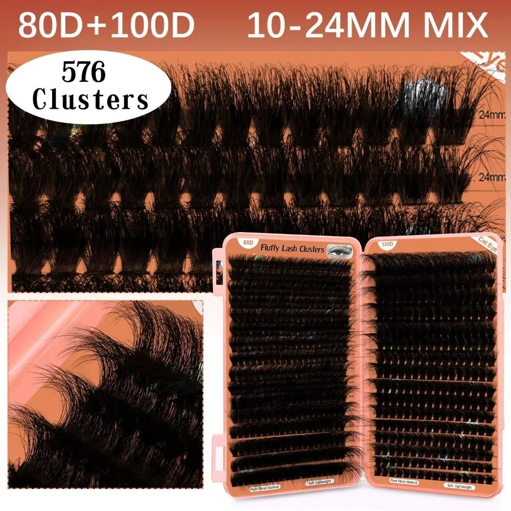 Mega Volume Lash - Wielorazowe rzęsy D Curl, sztuczne rzęsy