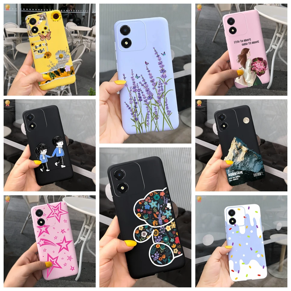 For Honor X5 X7 X9 4G Case Fashion Cute Cat Girl Men 3D Shockproof Soft TPU Silicone Back For Honor X 7 LX2 Phone Cover Fundas