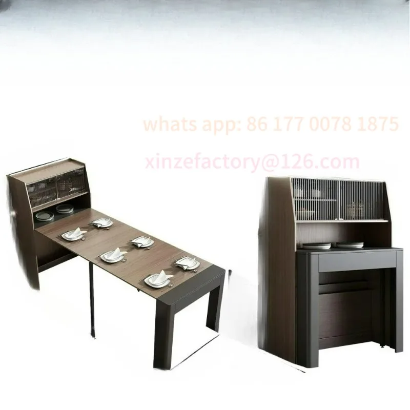 Tavolo da pranzo multifunzionale personalizzabile Tavolo da pranzo espandibile Tavolo da pranzo rettangolare salvaspazio