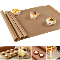 1Pcs Reusable Big Baking Mat High Temperature Resistant Sheet Pastry Baking BBQ Nonstick Grill Cake Mat Oven Tools Bakeware