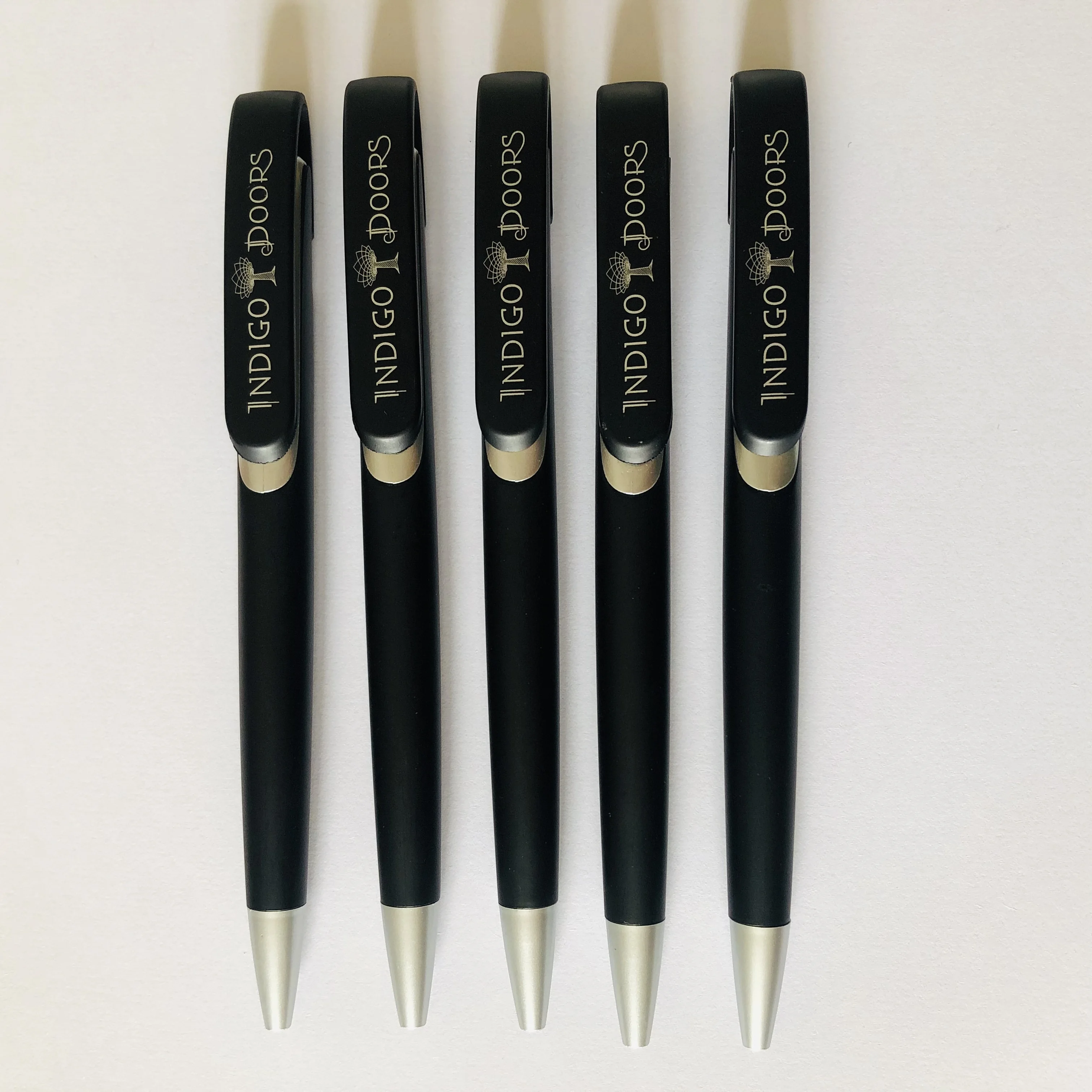 Custom Logo Printed Promotional Gift Advertising black Plastic Ballpoint Pen Cheap Press Ball Point Pen Wholesale