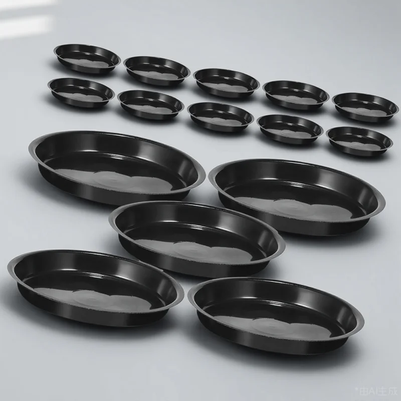 

16pcs Plastic Plant Saucers 16Cm Round Reusable Waterproof Tray For Indoor Outdoor Plants Flower Pots Bonsai Drainage Catcher