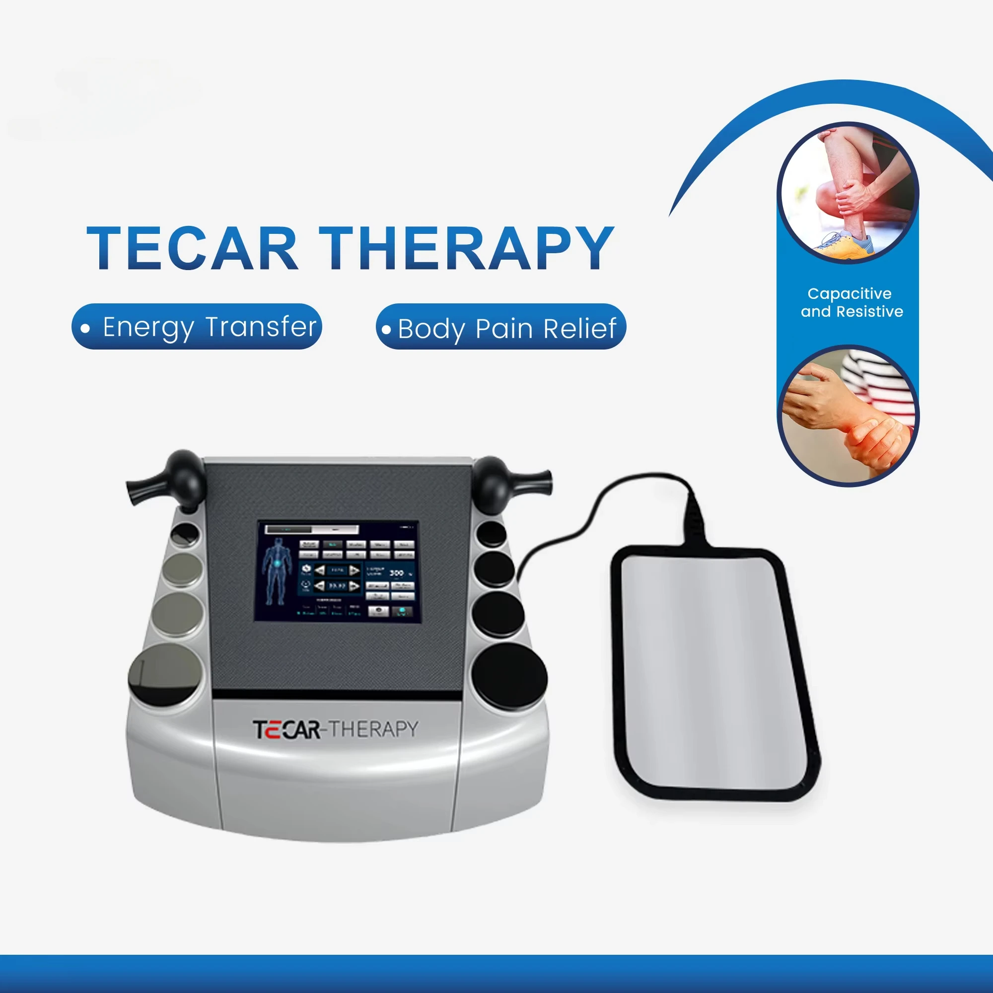 Small Tecar Device 448khz CET Tecar Physical Therapy Knee Joint Pain Relief Tecar RET Rehabilitation Device view 3