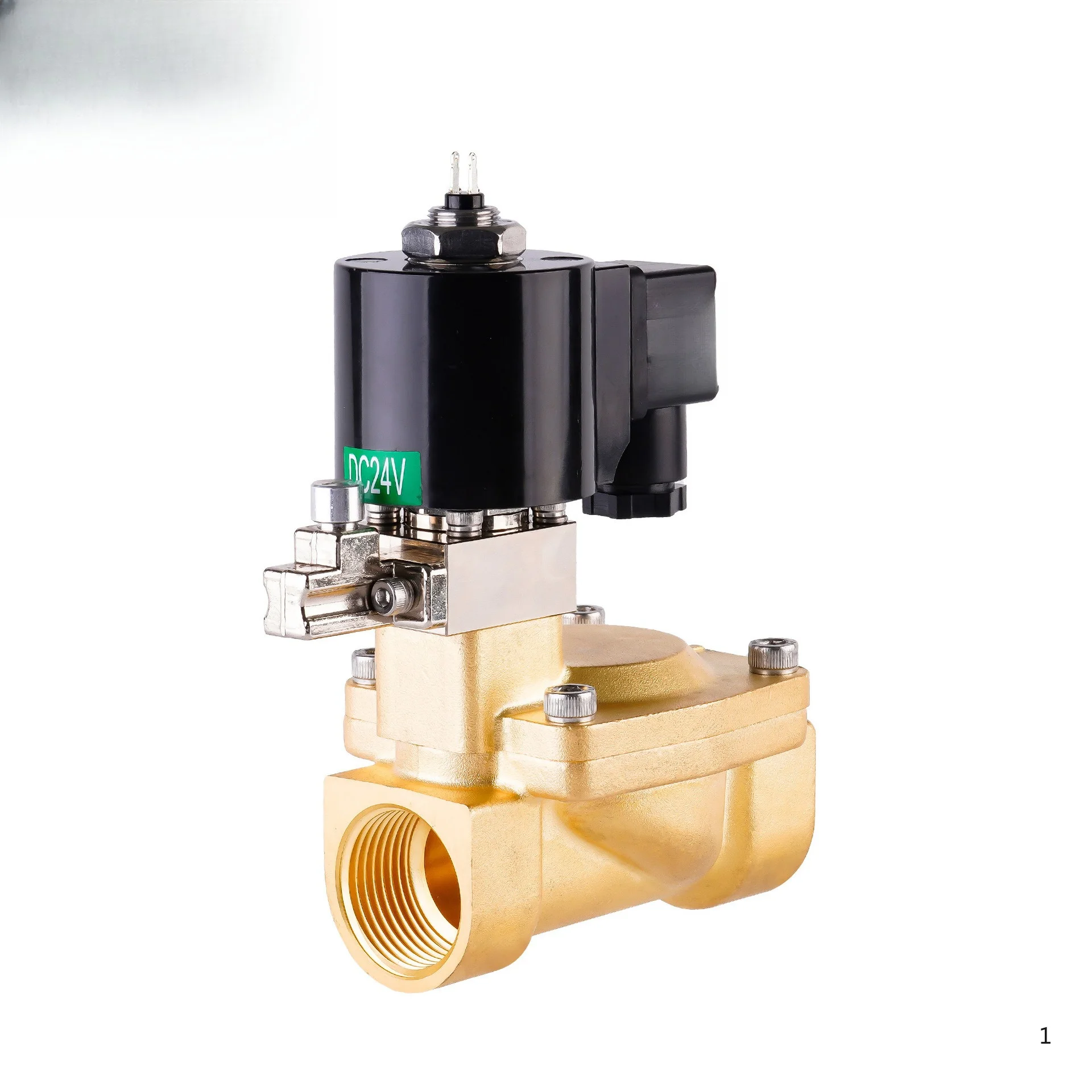 Solenoid valve with self-locking and signal feedback functions, battery/lithium battery/energy storage