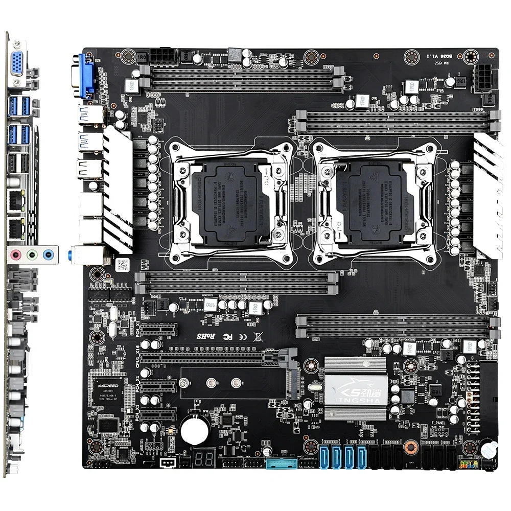 X99 Dual Motherboard Set with 2*E5 2699 V3 and 4*32GB=128GB DDR4 ECC REG 2133mhz RAM Support Intel LGA 2011-3 V3 /V4 CPU Kit view 3