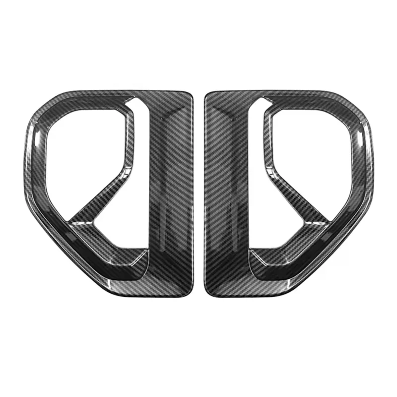 

AEF2-автомобильная листовая доска из углеродного волокна, боковая отверстие, боковая вентиляционная крышка, защитная пластина, боковая крышка воздуховыпускного отверстия для Ford Ranger 2023-2024