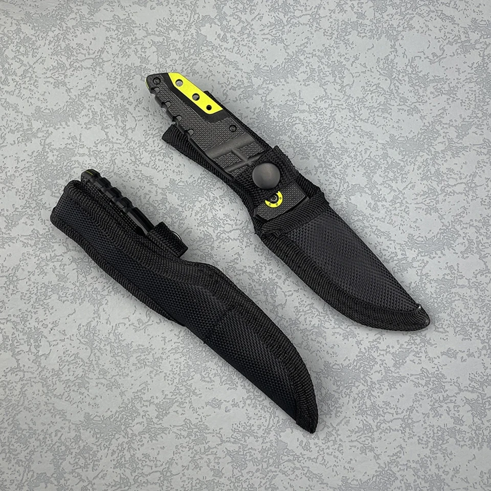 มีดใบตาย 420 พร้อมปลอกไนลอน ใบ - Hunting Knife Outdoor Edge บทวิจารณ์และราคา