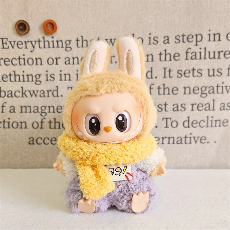 

For 17cm Labubu For Korea Kpop Exo Labubu Idol V1 V2 Doll Clothes Outfit Accessories Skirt sweater Clothing Gift