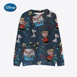 Snoopy cartoon print Casual Hoodie For Female Creative Sweatshirts All-Match Street Clothes Womens Unisex Pullovers