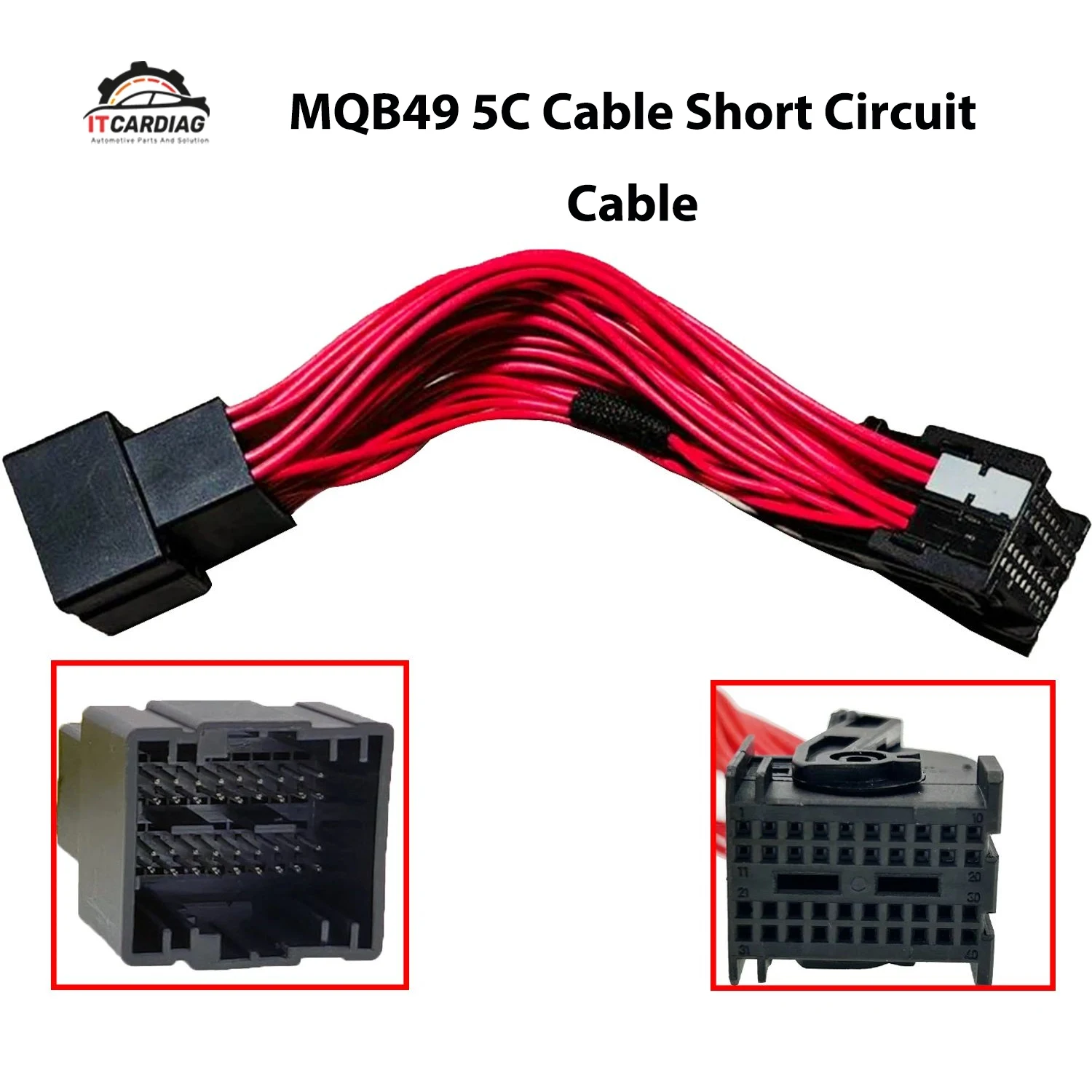 

MQB49 5C Cable Short Circuit Wire Smart Key All Key Lost with 1-16Pin OBD2 Adapter for TIGUAN L/ Passat B8/ Audi A3 Q3/ Glof 7