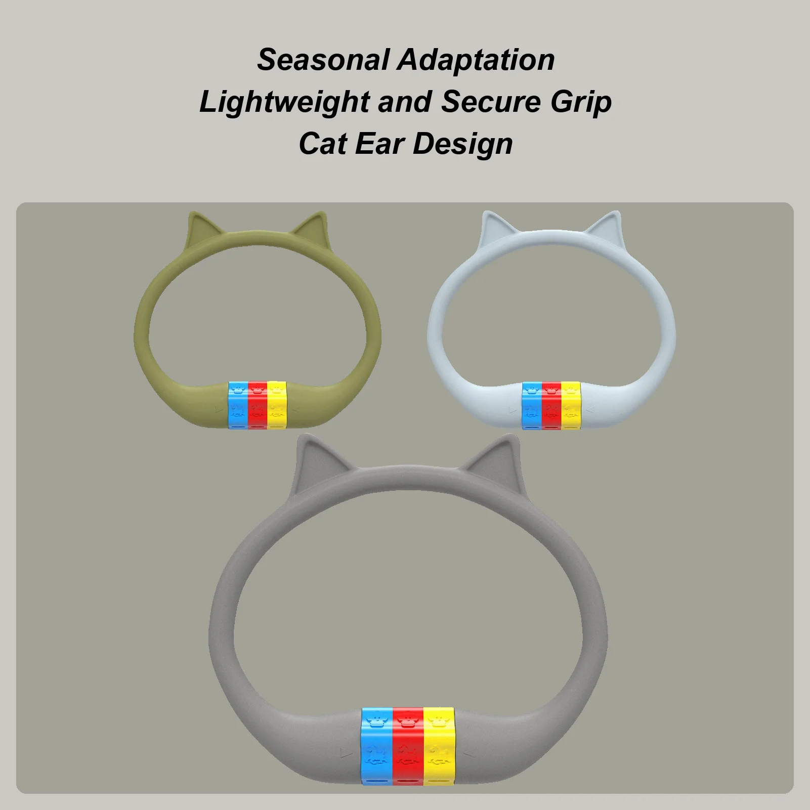 

Bike Locks Bike Cable Locks Cat Ear Design Silicone Padlock For Gate RV Grill Parking Fence Travel Outdoor Patio Commuting Urban