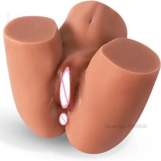 Realistic Silicone Vagina Sex​ Tooys for Man Adult Supplies Sexy Butt Anal 3D Big Ass Double Channel Masturbation Pussy Toys Men