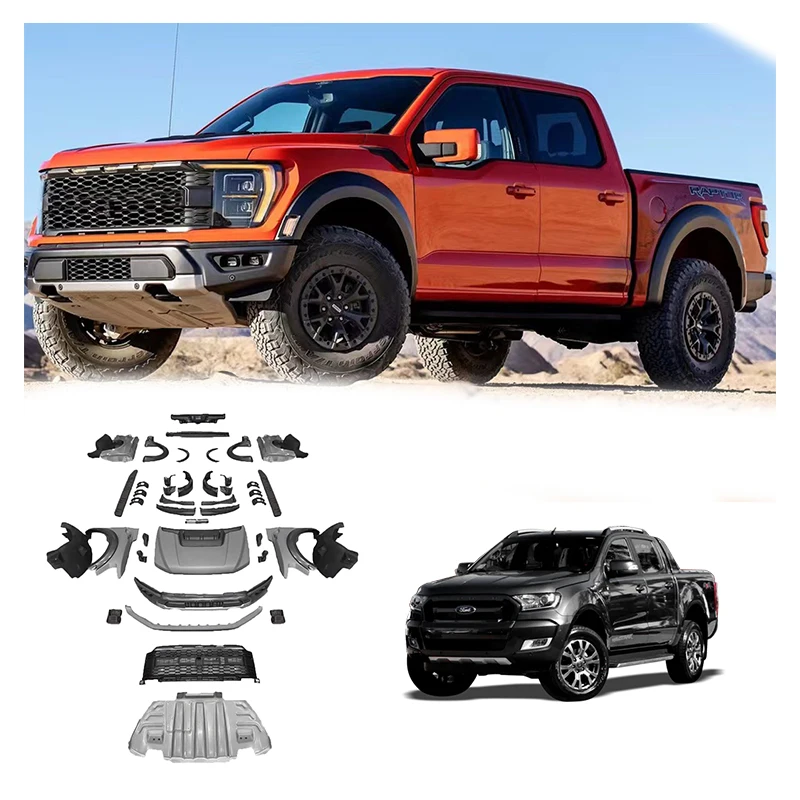 Raptor style body kit for Ford F150 2021. Sport raptor stylish body kit.Complete with wide fender flare for F150