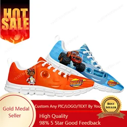 Blaze And The Monster Machines Sports Shoes Mens Womens Teenager Kids Children Sneakers High Quality Manga Sneaker Custom Shoe