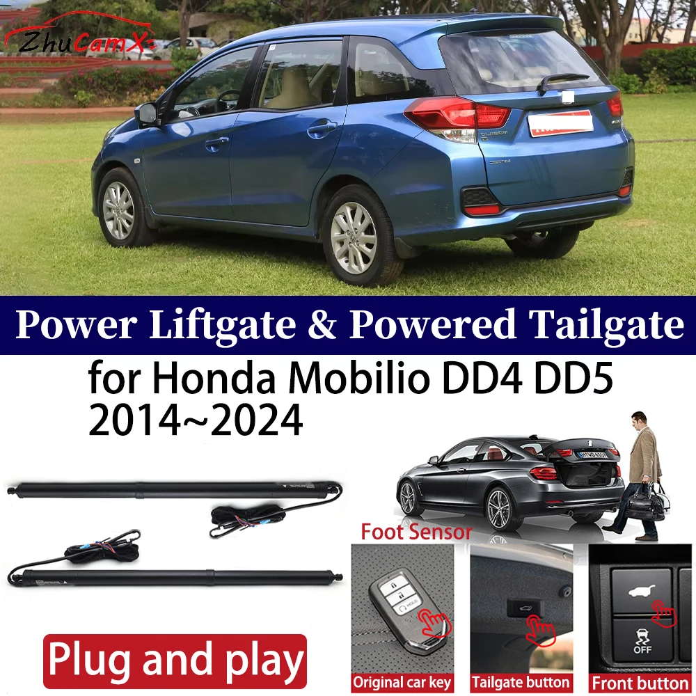 for Honda Mobilio DD4 DD5 2014~2024 Car OEM Power Liftgate Automatic One-Click Powered Tailgate Strut opener Plug and play