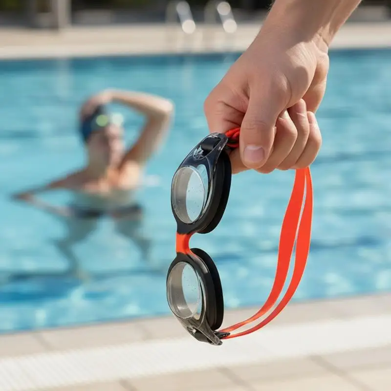 Men Women Small Frame Silicone Swim Goggles HD Anti-Fog Waterproof Diving Goggles for Swimming Snorkeling Diving Equipment