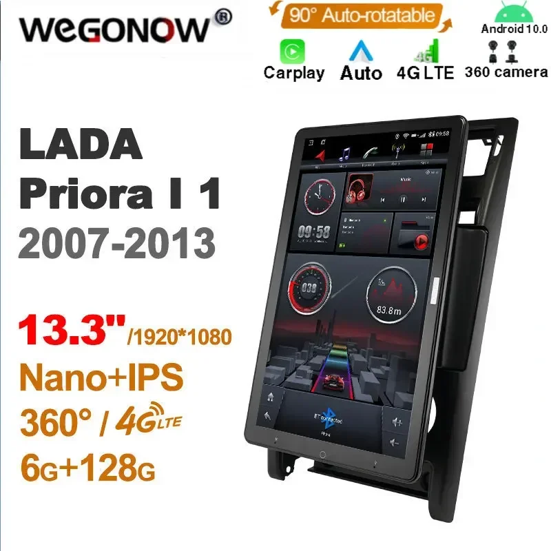 TS10 Android10.0 Ownice Car Radio Auto for LADA Priora I 1 2007-2013 with 13.3