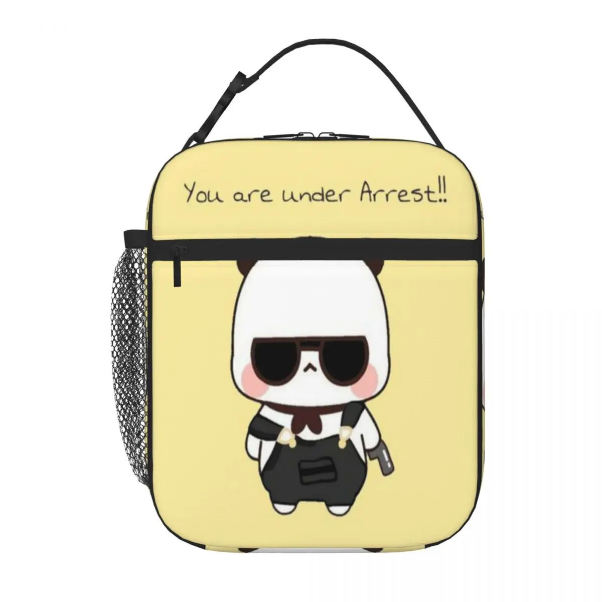 Bestselling Cute Bubu You Are Under Arrest Plain Design Thermal Food Carrier Office To-Go School Lunch Bag