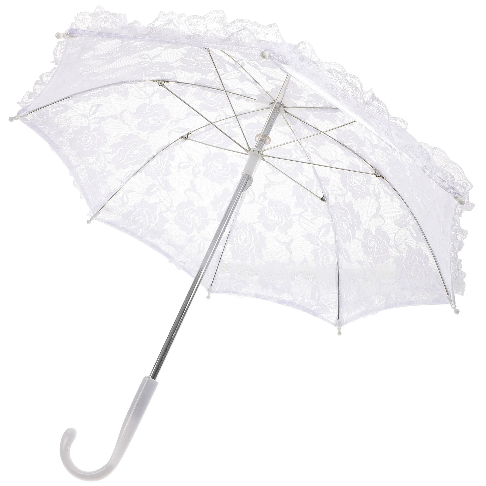 Lace Umbrella White Vintage Wedding Bride Umbrella Pink Umbrella Small Lace Umbrella Handle Weeding Photo Props