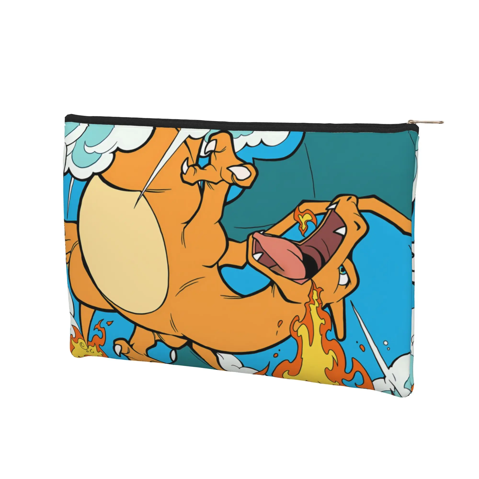 its bag Lightweight Cute pouch pokemon Makeup Bag Charizard Toiletry Bag with Zipper Travel Essentials Bag