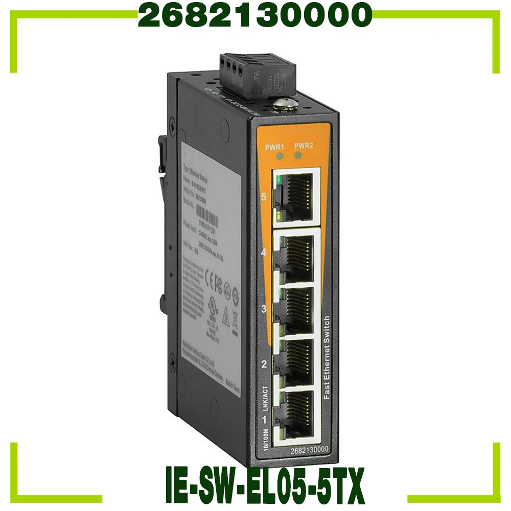 

For Weidmuller Network Switch IE-SW-EL05-5TX 2682130000