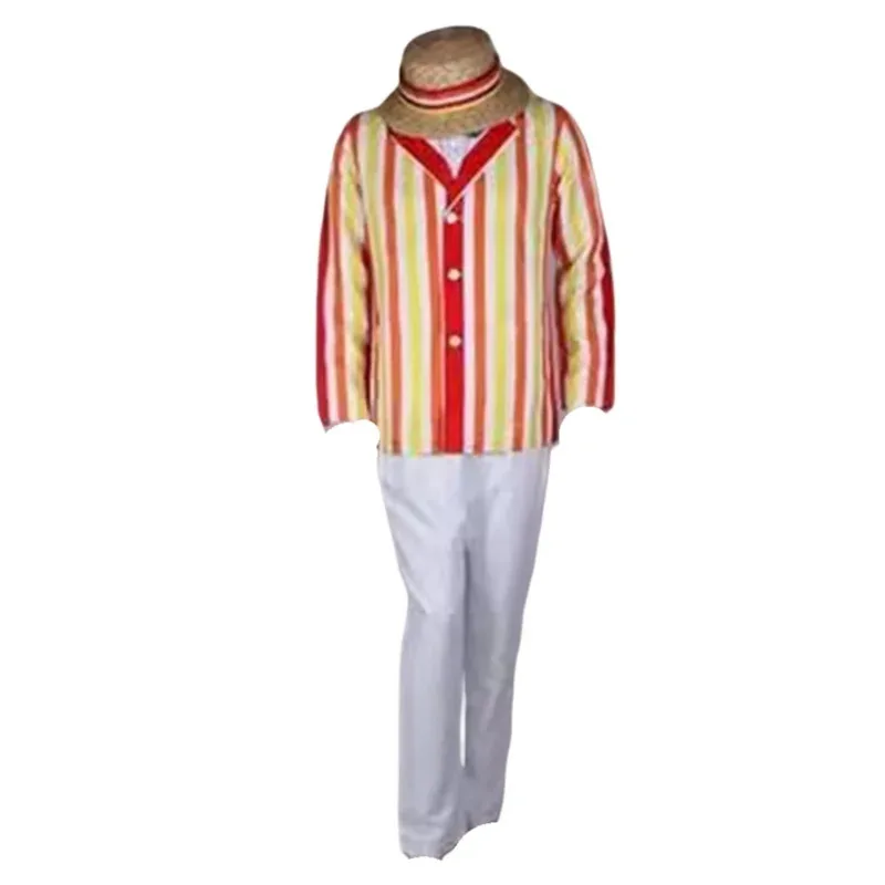 ماري تأثيري حلي بوبينز هالوين بيرت سترة السراويل قميص البدلة مرحلة الأداء زي الحفلات