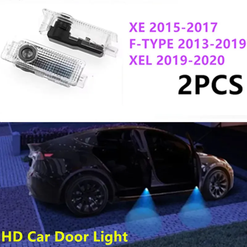 

2 шт. для Jaguar F-TYPE 2013-2019, XE 2015-2017, XEL 2019, светодиодные лампы для внутренней подсветки дверей автомобиля, декоративные лампы, автоаксессуары