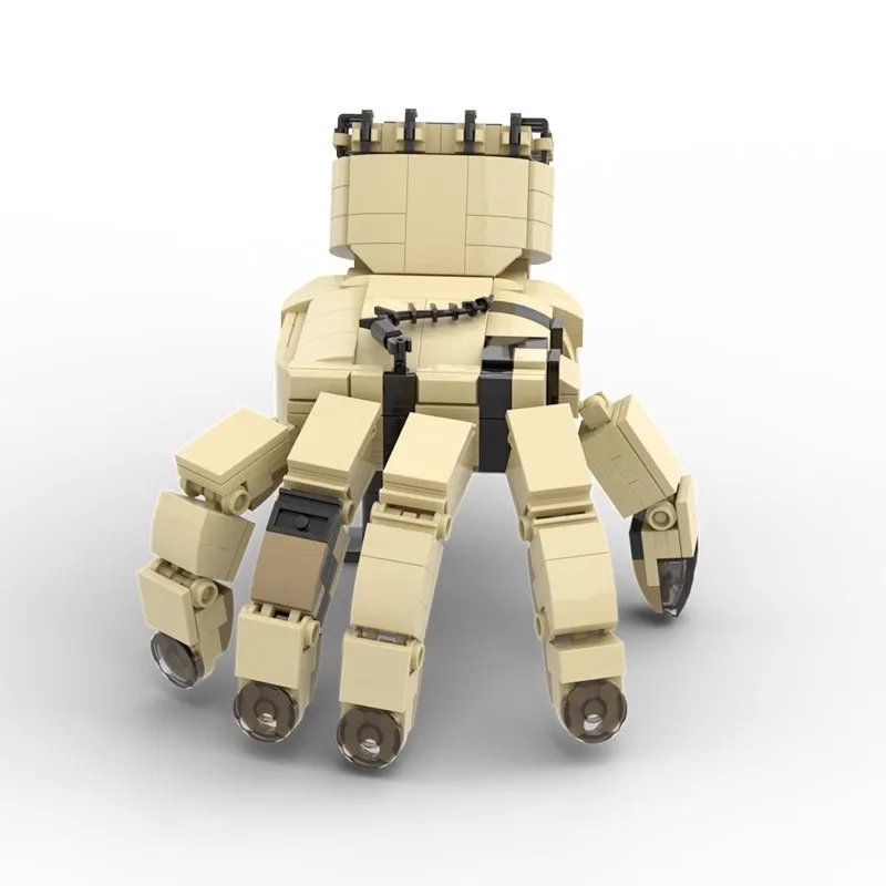 MOC Gebroken hand Bouwsteenspeelgoed Creatieve modulaire bouwset Flexibele handbrekende bouwspeelgoed Speelgoedgeschenken