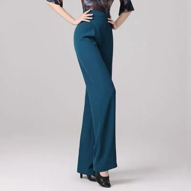 新しいハイウエストダンスパンツ痩身女性のジテウグダンスハイウエストルーズラティーナパンツ女性