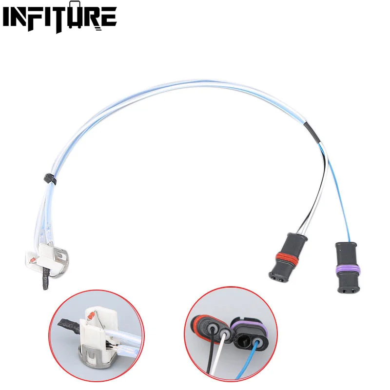 Temperature Sensor For Air Parking Heater PT1000 Three Line Double Head Sensor For Eberspacher Webasto D2 D4 2000W 5000W