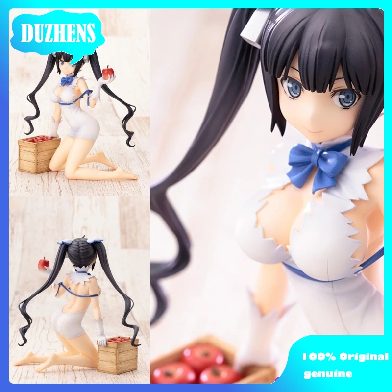 

Kotobukiya Оригинал: кавайная девушка Hestia Возьмите яблоко 14,5 см из ПВХ экшн-брелок Коллекционная модель игрушки кукла подарок