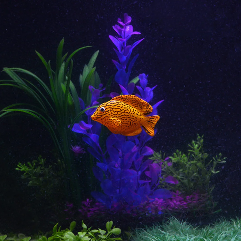 

3pcs Simulation Tropical Mini Lifelike Aquarium Decoration Premium Silicone Fake For Fish Tank Artificial Floating Fish Pet