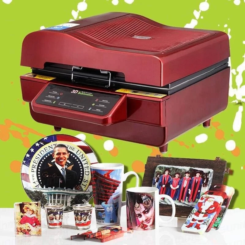 3D vacuum heat transfer machine 3D mobile phone case printing hot stamping machine