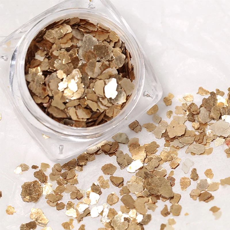 1 scatola Nail Diamond Glitter paillettes Nail Shining Mirror farina Mica paillettes Nail Painting Nail Salon